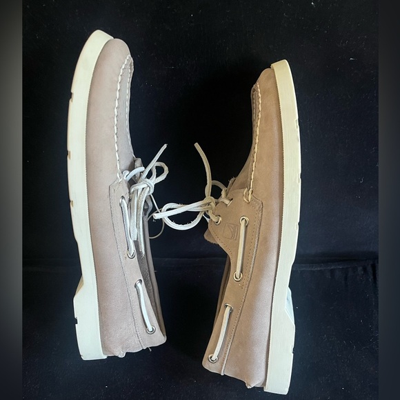 New Sperry Top-Sider Men's 9.5M 2-Eye Leather Boat Shoes Preppy collegiate - Picture 6 of 11